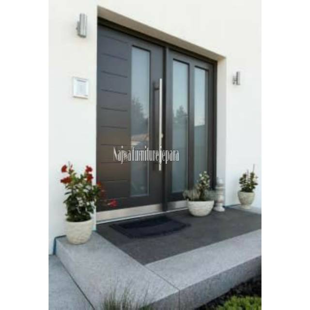 pintu rumah jati,pintu utama sett(termasuk jendela kaca+kusen)