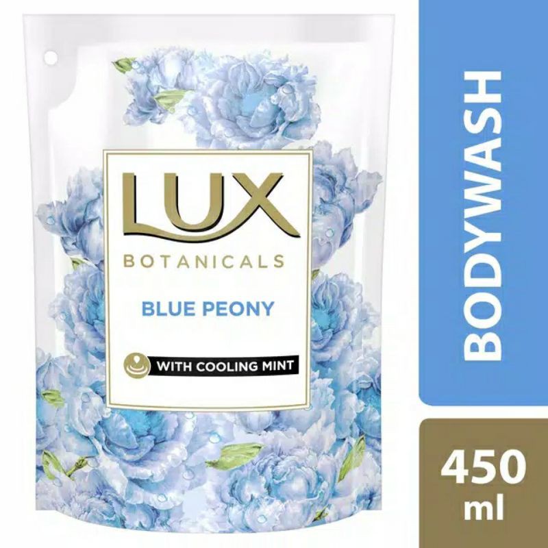 Jual Lux Body Wash Blue Peony Refill 450 ml Shopee Indonesia