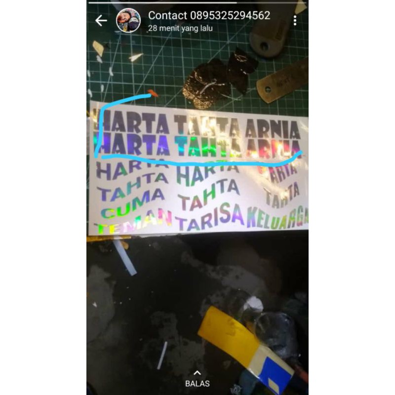 

sticker viral hologram