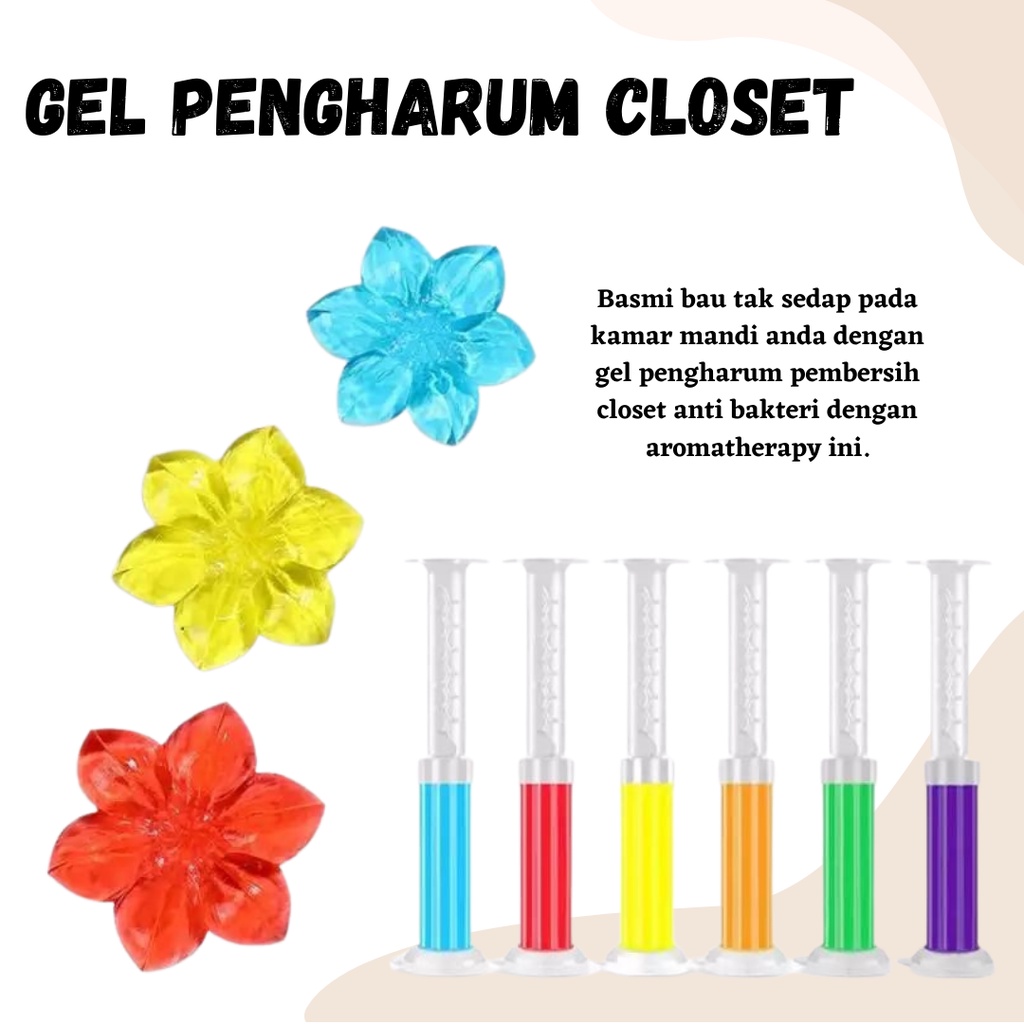 TERLARIS!! GEL PENGHARUM CLOSET / WC / TOILET / FRAGRANCE GEL TOILET CLEANER KLOSET