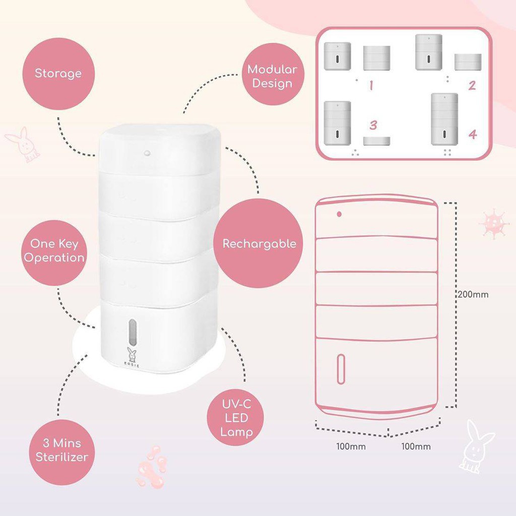 Ersie 3 In 1 LED Sterilizer