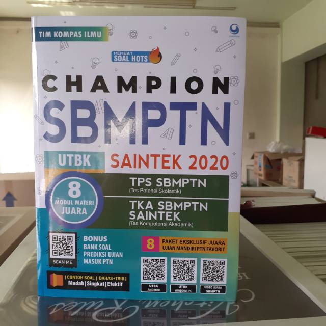 Buku Latihan Soal Dan Pembahasan Champion Sbmptn Saintek 2020 2021 Grasindo Shopee Indonesia