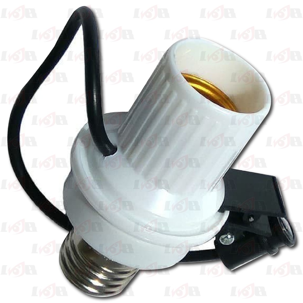 Fiting Lampu Sensor Cahaya Otomatis Nyala Gelap Mati Soket Fitting E27