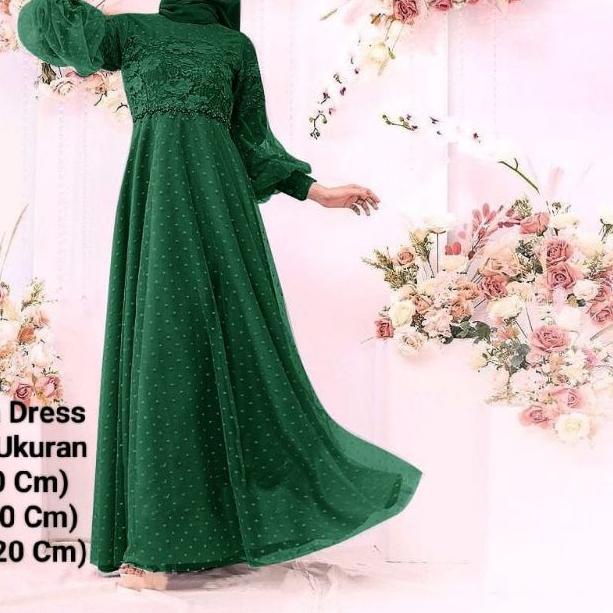 ➳ ☑️Pakaian GamisTerbaru/Gamis Tutu Tille Dot/Maxi Selina Dress 3 Size /Maxi Selina Kids 3 Size/Inah