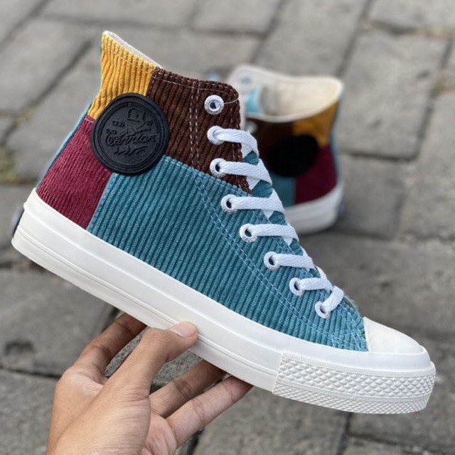 Sepatu Warrior Rainbow Sparta HC Tosca