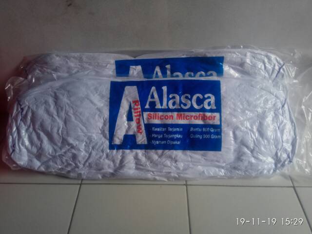 (RS)Bantal dan guling alasca pillow 1 set ( bantal dan guling)