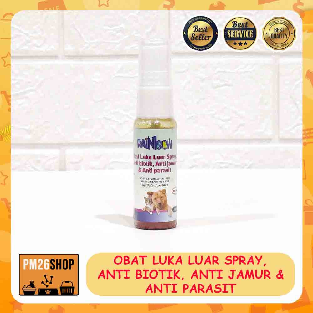 Obat Luka Spray Anjing Obat Luka Spray Kucing Anti Jamur Anti Parasit Obat Luka Anjing Kucing