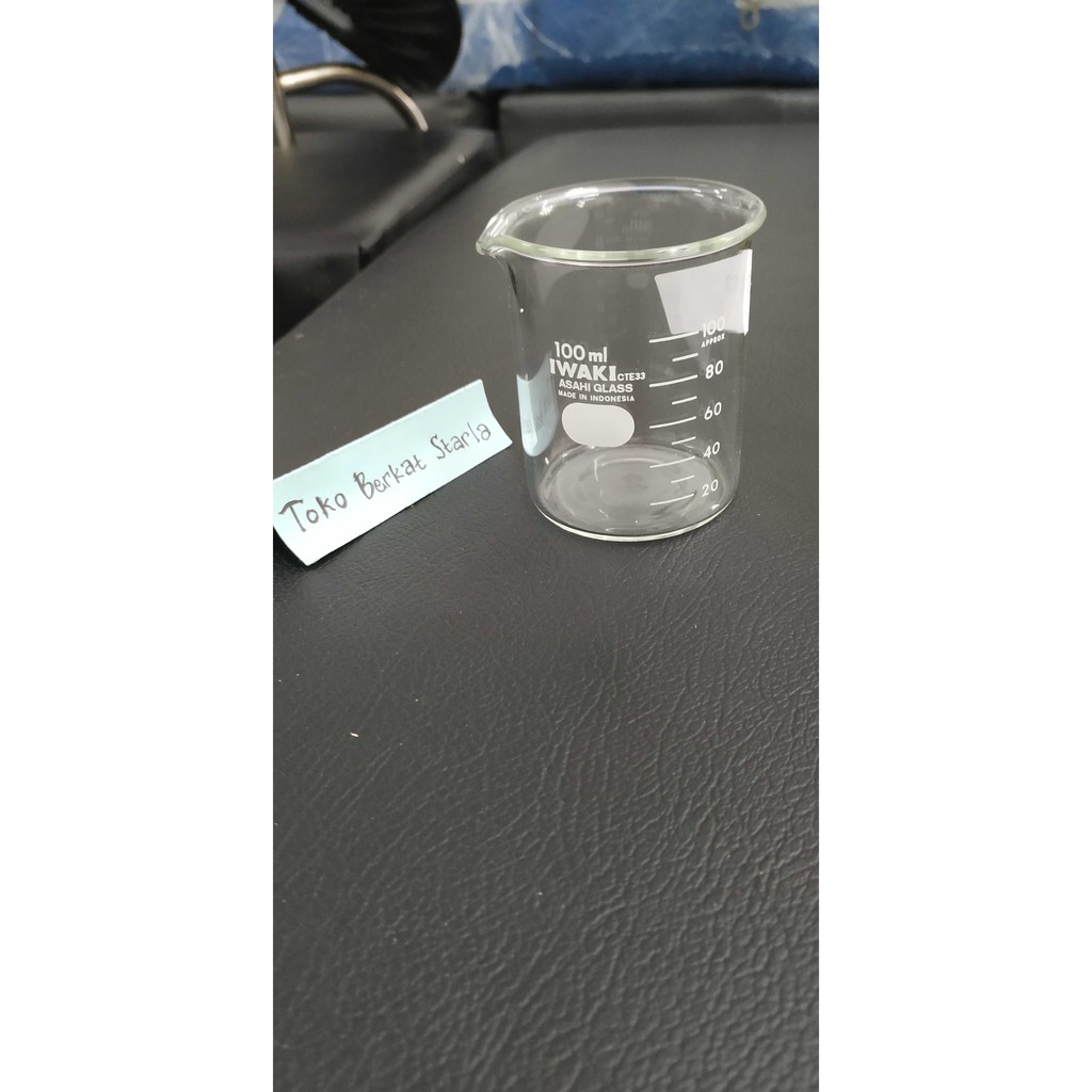 Peralatan Laboratorium/ Gelas Kaca/ Gelas Ukur/ Gelas Ukur 100ml Iwaki