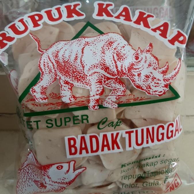 

Krupuk Kakap Super Cap Badak Tunggal 500gr