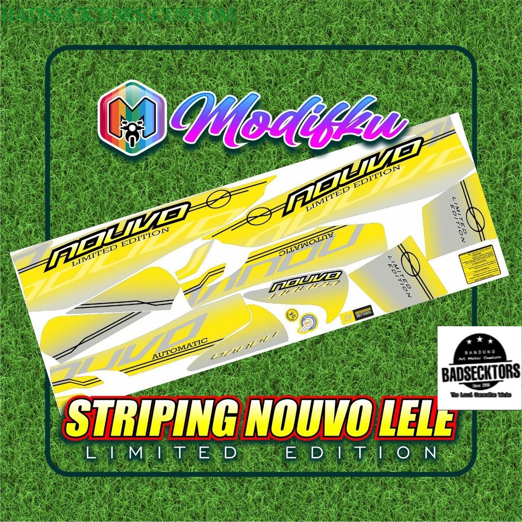Striping Nouvo lele variasi sticker kuning