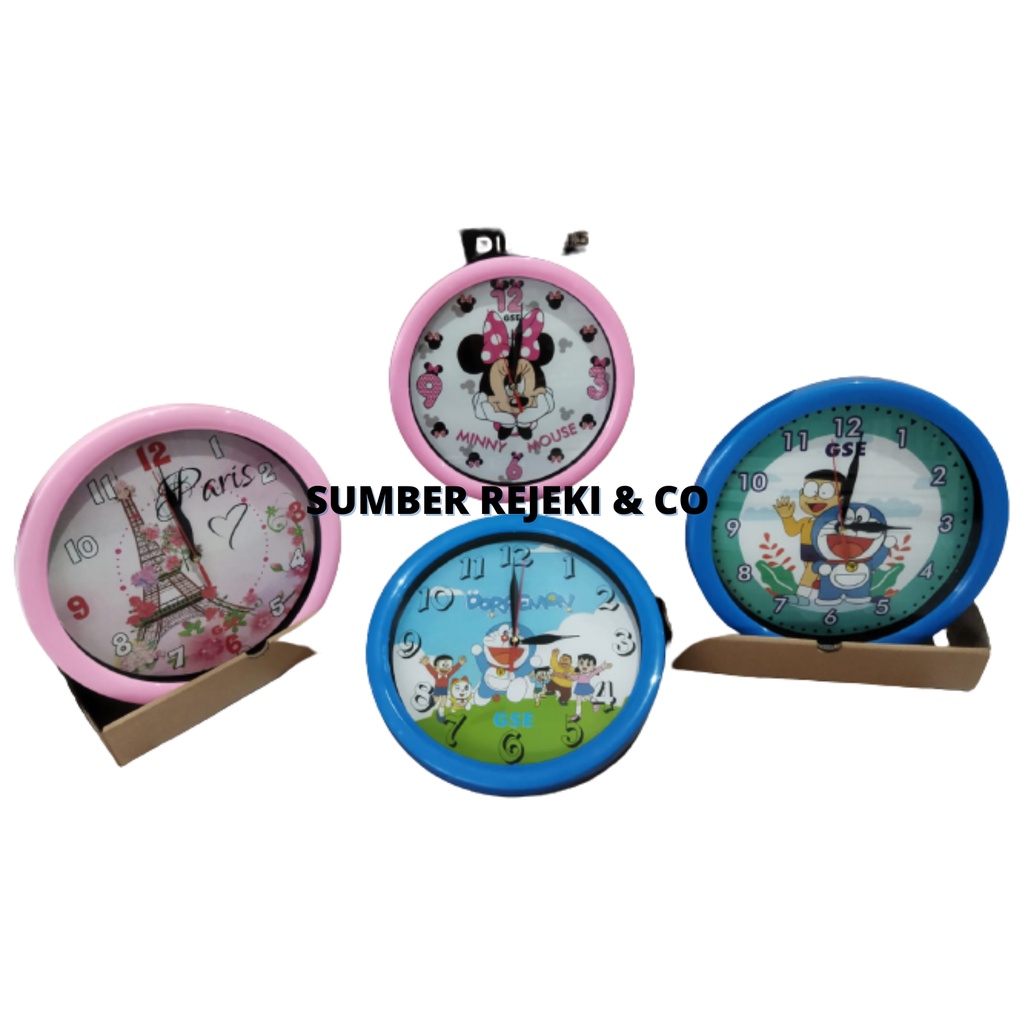 Jam Dinding Kartun Karakter 30cm