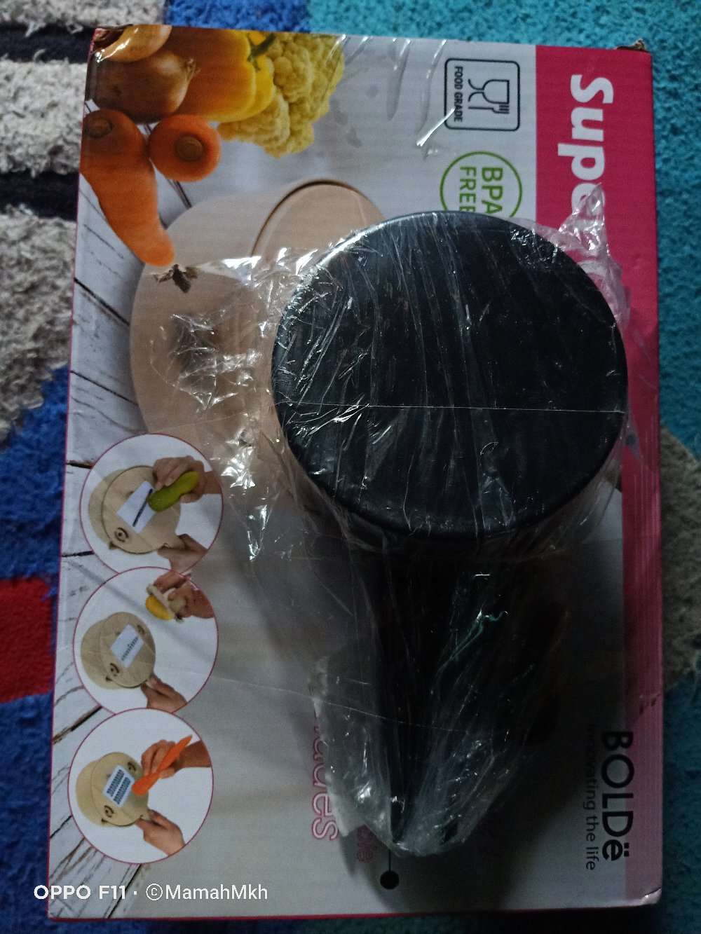 Super Cut Oval Bolde Pemotong Pengiris Pisau Bolde Pisau Iris Pisau Dapur 5 Mata Pisau Alat Dapur