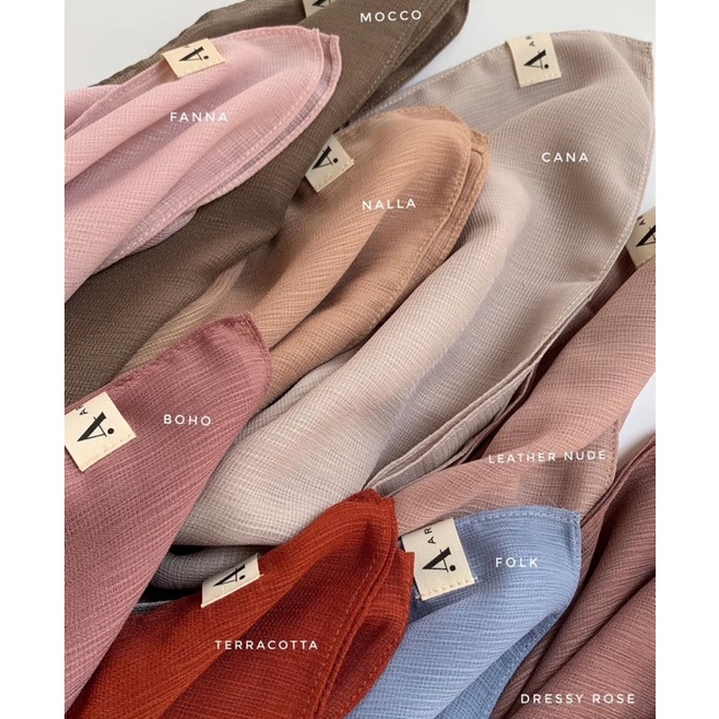 Hazel Premium Scarf by arascarf ( anti kusut )