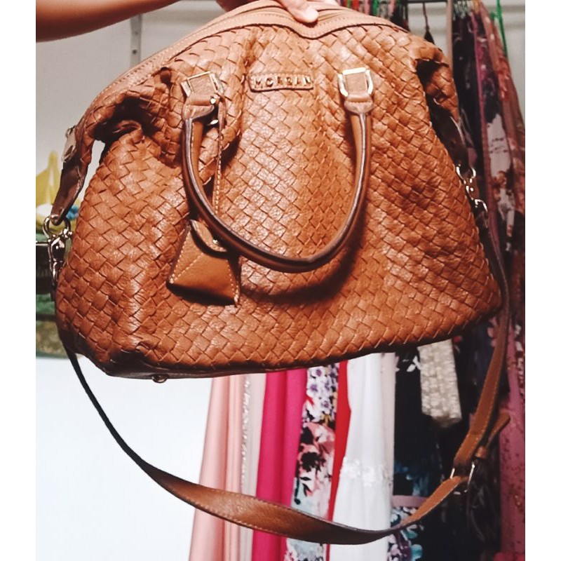Tas Morgan Coklat kulit mantul Preloved