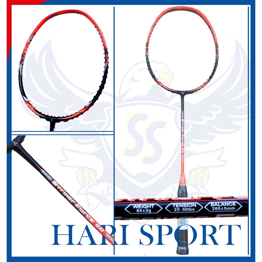 ASHAWAY STRIKER FORCE 80 Orange ORIGINAL USA Raket Badminton Bulutangkis