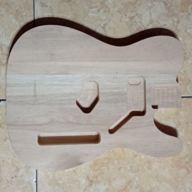 Body Gitar Printing CnC Telecaster Model Unfinished Body Gitar Telecaster