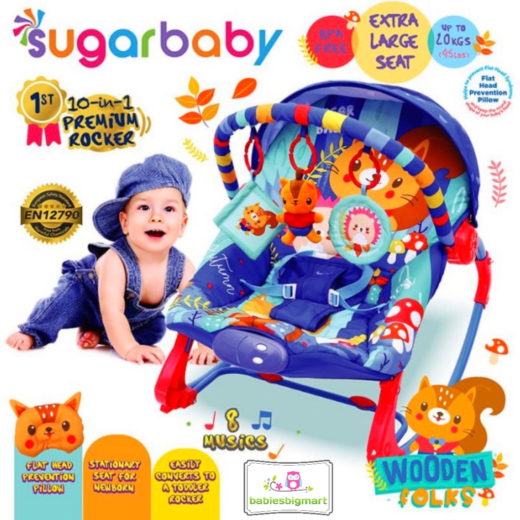 SUGARBABY RCK BRC 1 RECLINE 3 RECLINES TEMPAT DUDUK ANAK SUGAR BABY