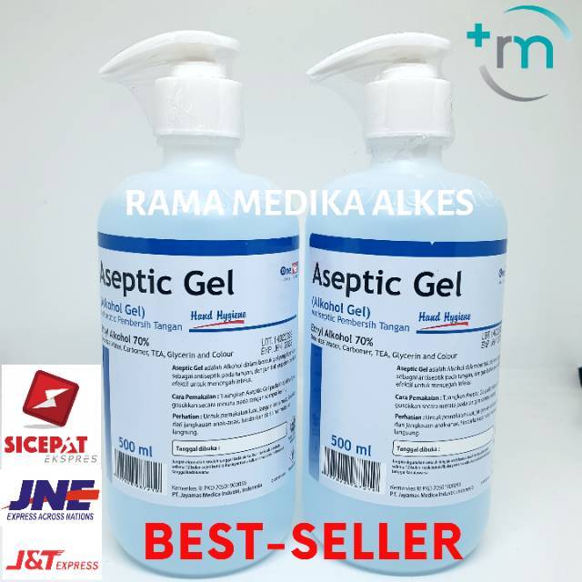 Aseptic Gel Onemed 500ml Dispenser Hand Scrub Antiseptik Gel