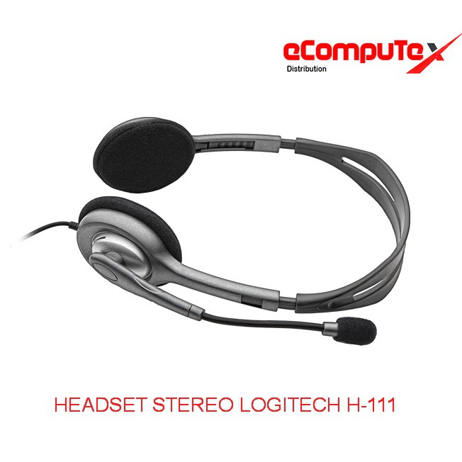 HEADSET STEREO LOGITECH H-111