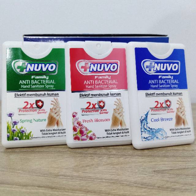 Hand Sanitizer Spray Nuvo 18 ml Ready All Varian