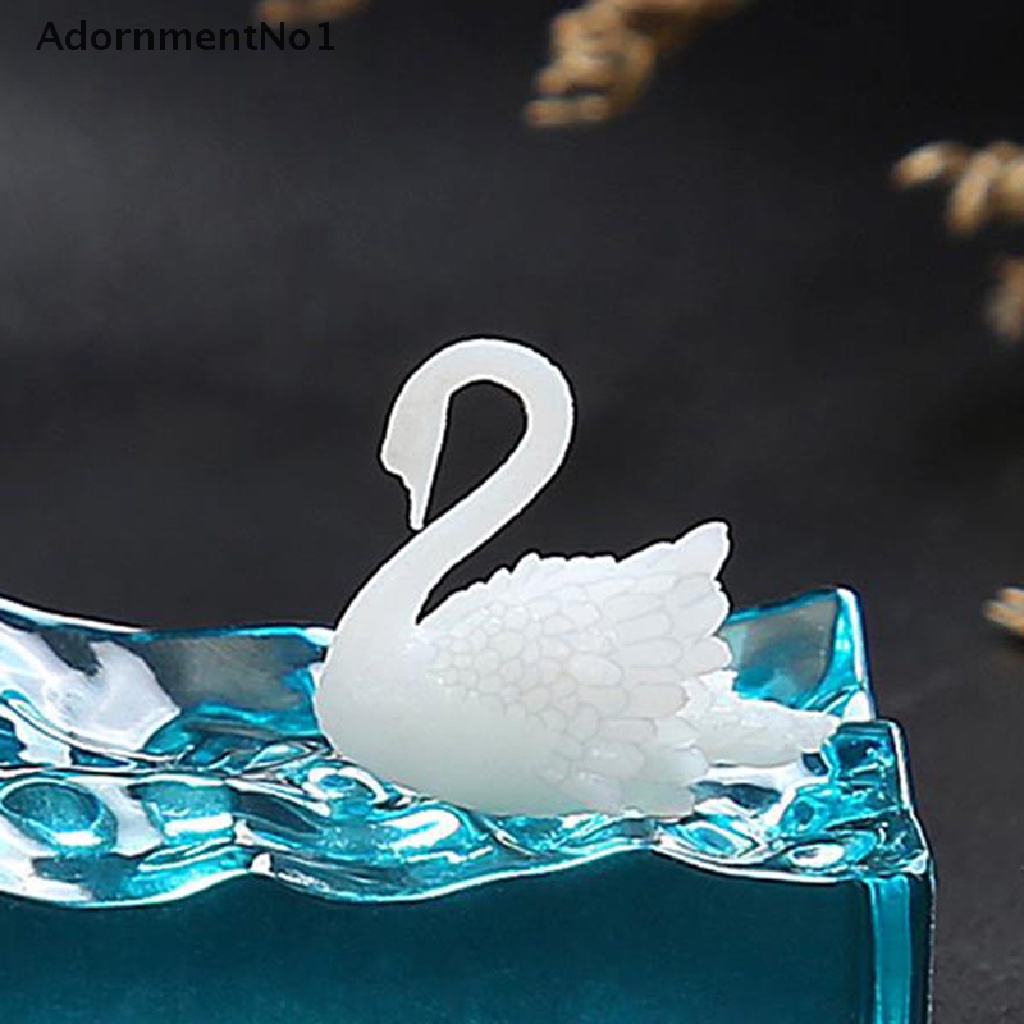 (AdornmentNo1) Ornamen Angsa 3D Bahan Resin Untuk Dekorasi Nail Art / Perhiasan Handmade DIY