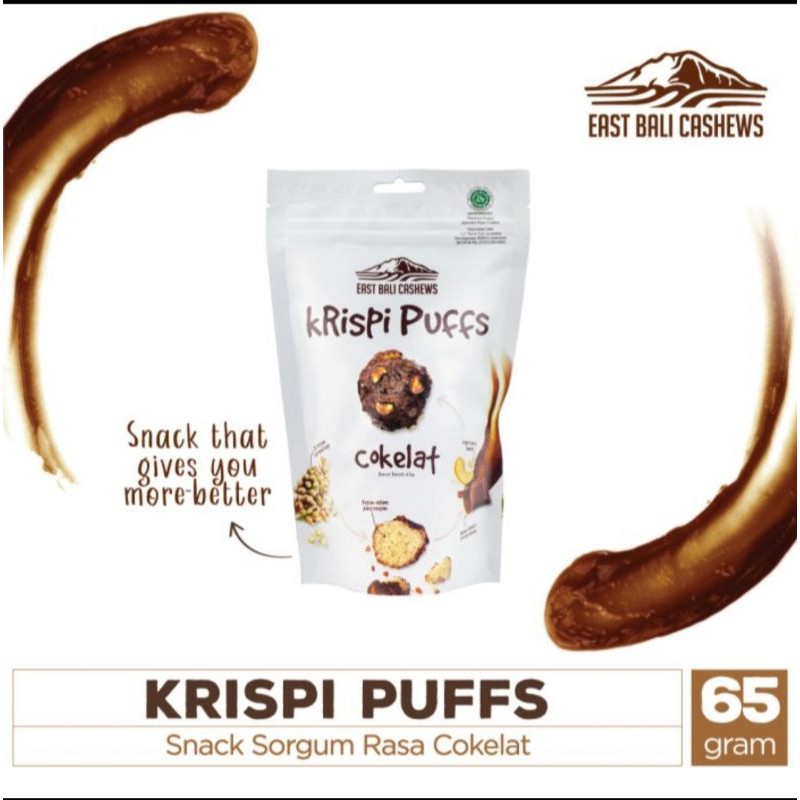 

EAST BALI CASHEW KRISPI PUFF COKLAT 65GR