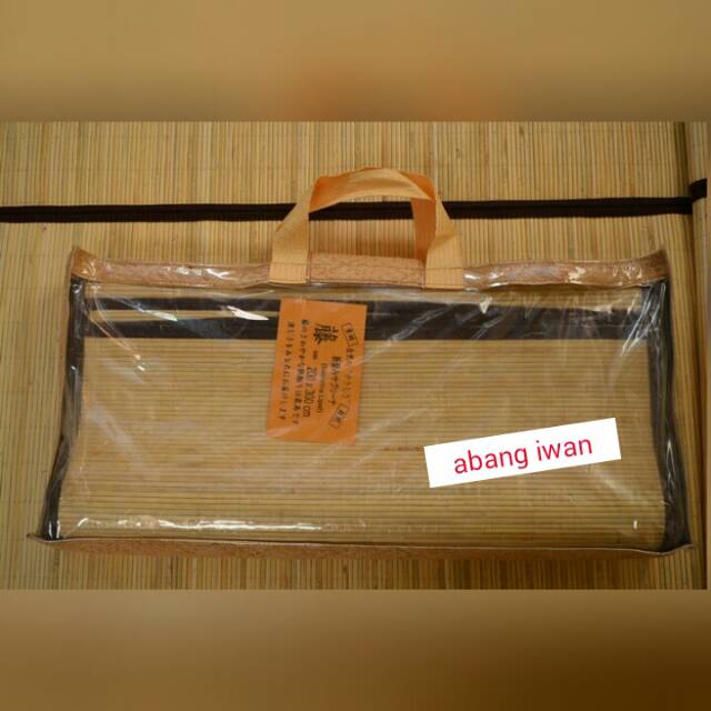 Tikar, rotan, lampit saburina + tas uk.176 x 250cm