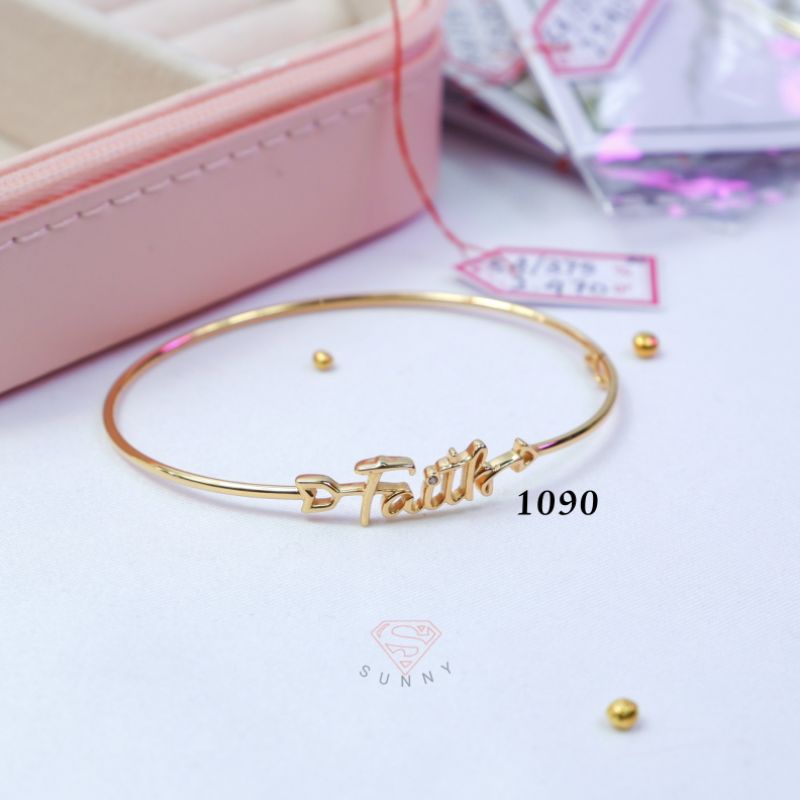 GELANG FAITH 375%/8K