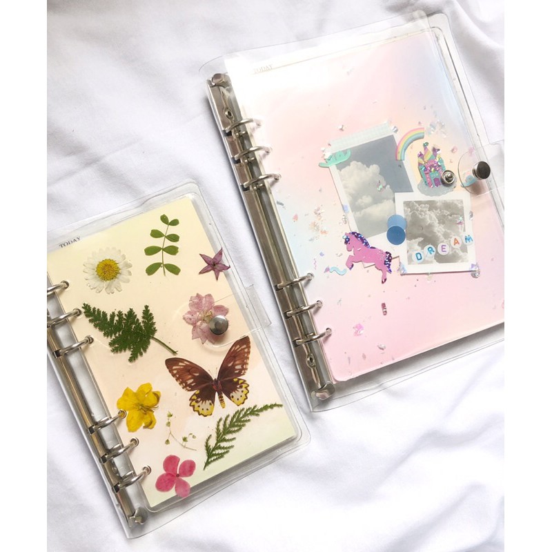 

KHUSUS CUSTOM ORDER - Handmade Resin Personal Planner / Notebook / Binder / Loose Leaf uk A6 & A5
