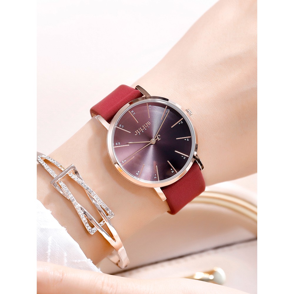 Julius JA-1161 / JA1161 Jam Tangan Wanita Korea Original Desain Cantik dan Elegan