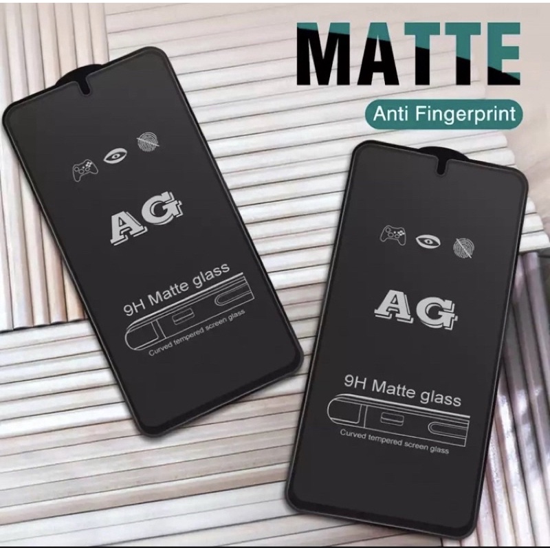 GLARE MATTE GLASS / ANTI MINYAK TEMPERED GLASS 10D FOR Realme 5 / 5i / 5 Pro / ANTI GORES DOFF / ANT
