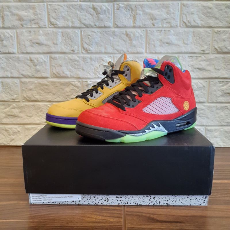 NIKE AIR JORDAN 5 RETRO SE WHAT THE
