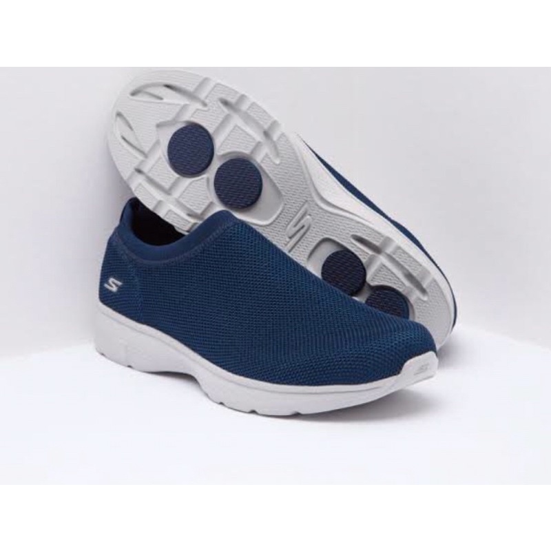 Skechers 54692/NVGY. Skechers GO WALK 4 intend navy gray. sepatu slipon skechers men