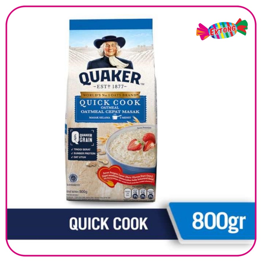 

QUAKER QUICK COOKING 800 GR