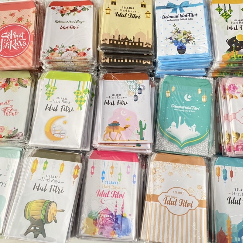 

AMPLOP LEBARAN UANG LIPAT SATU SERIES ISLAMI ISI 10