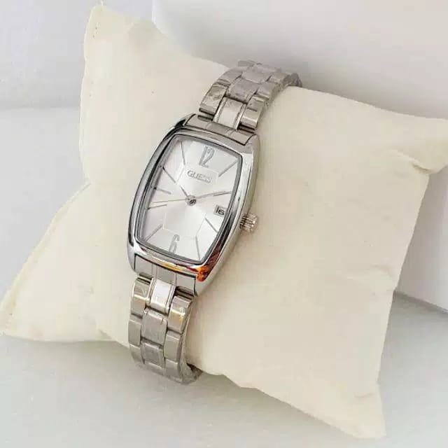 Jam Tangan Wanita Cewek Fashion Korea Style Guess Oval Tanggal Aktif GS-70