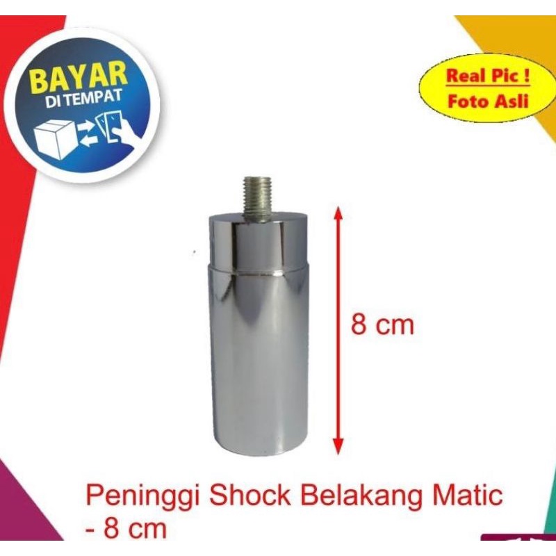 PENINGGI SHOCK BELAKANG MATIC BEAT MIO VARIO JUPITER REVO VEGA SUPRA PCX ADV N MAX AEROX NEX SCOOPY