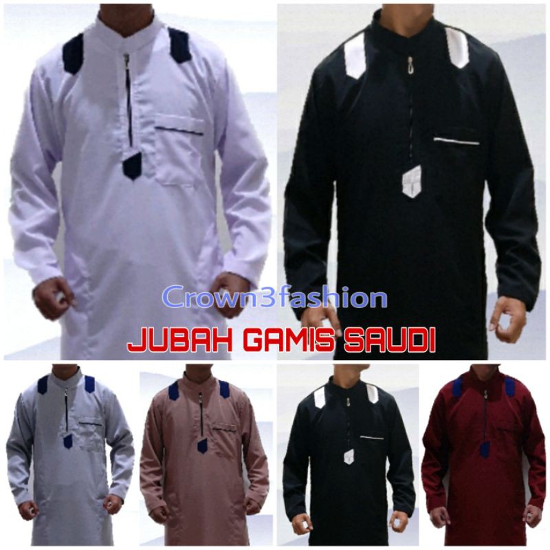 JUBAH PRIA GAMIS SAUDI TERPOPULER *COD OK