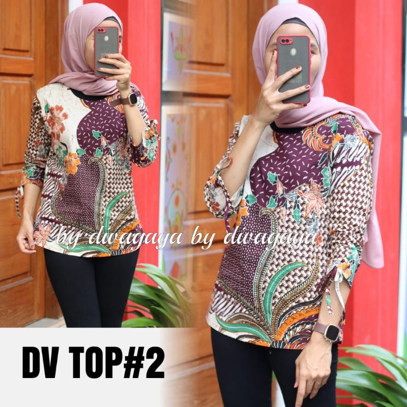 BLUS BATIK KATUN STREET PREMIUM LD 90-100 CM PJ 62 CM