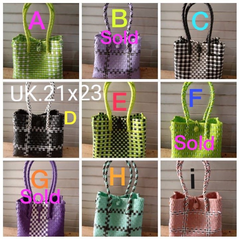 tas anyam plastik jelly