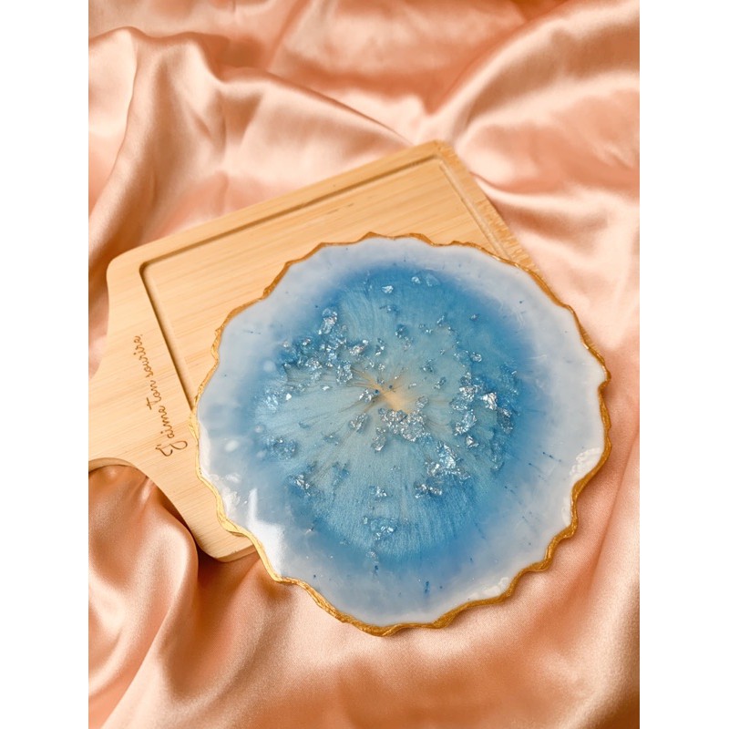 Cerulean Coaster | Resin art | Tatakan gelas