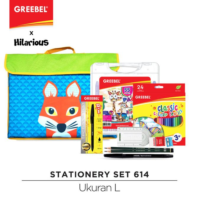 

GREEBEL Paket Stationery Map / Tas Set 614 Large