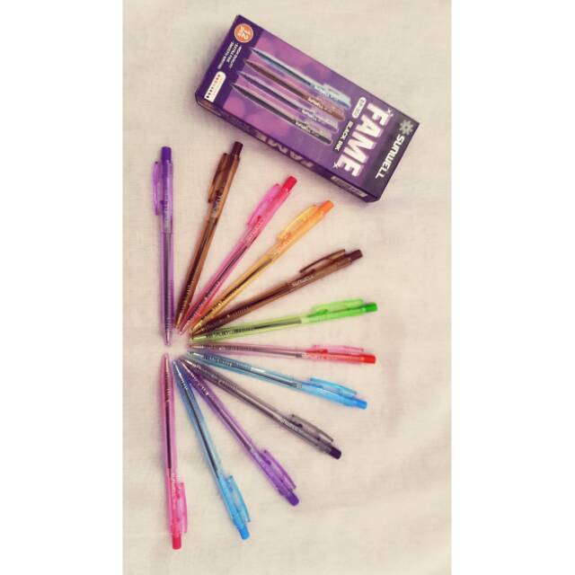 

12 BIJI/1 LUSIN PULPEN SUNWELL FAME BP-303 HITAM