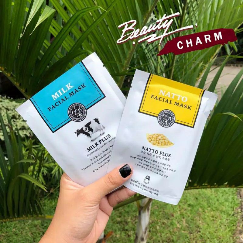 ROREC Sheet Mask Goat Milk Pemutih Wajah