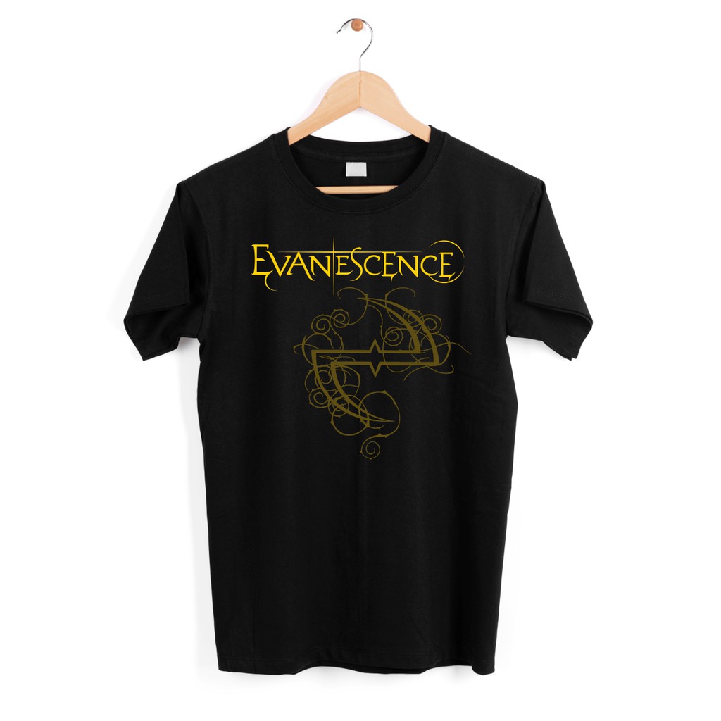 T-Shirt / Kaos Evanescence Hitam