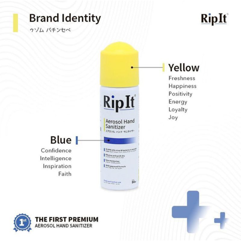 Rip It Aerosol Hand Sanitizer 50 ml