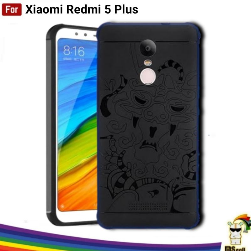 Casing Cocose Redmi 5 Plus - Xiaomi 5 Plus Dragon Softcase Tpu Carbon Auto Fokus Hardcase Naga Auror