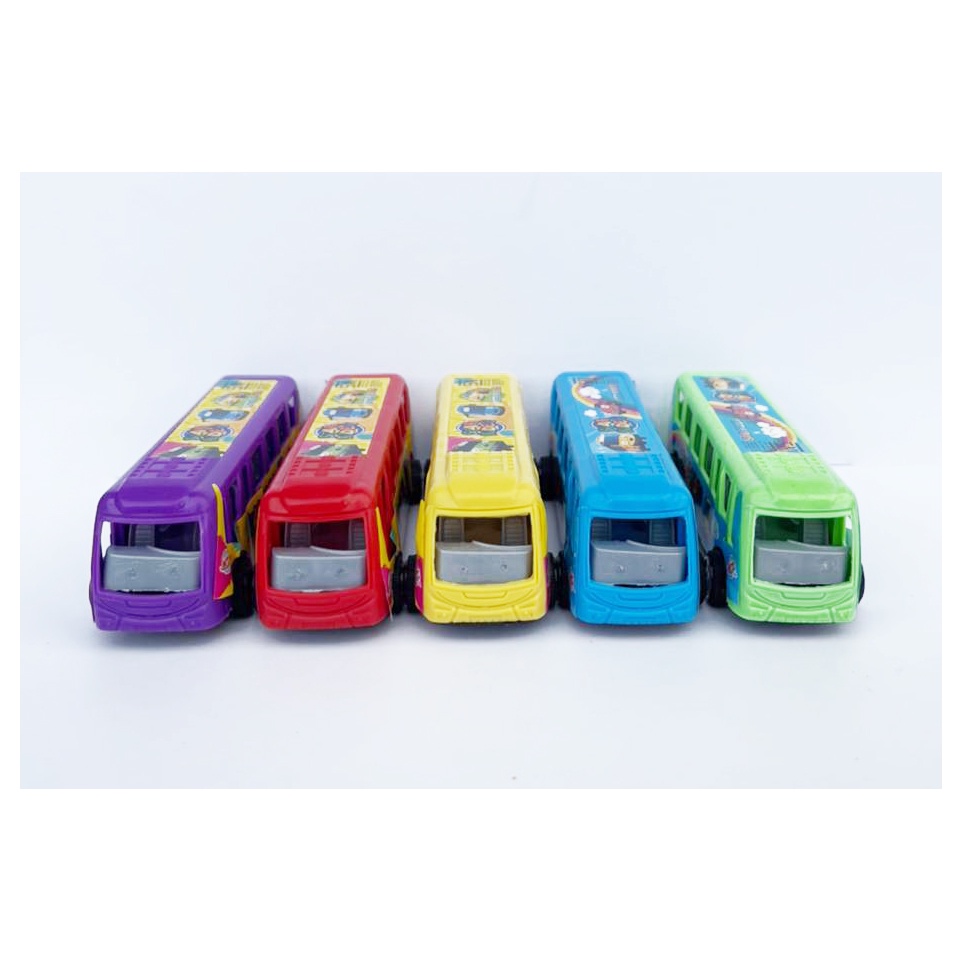 Edufuntoys - LONG LITTLE BUS pulback/ tayo bus panjang/ mainan mobil mobilan/ little bus/ mobil tayo/ mainan anak laki laki-4