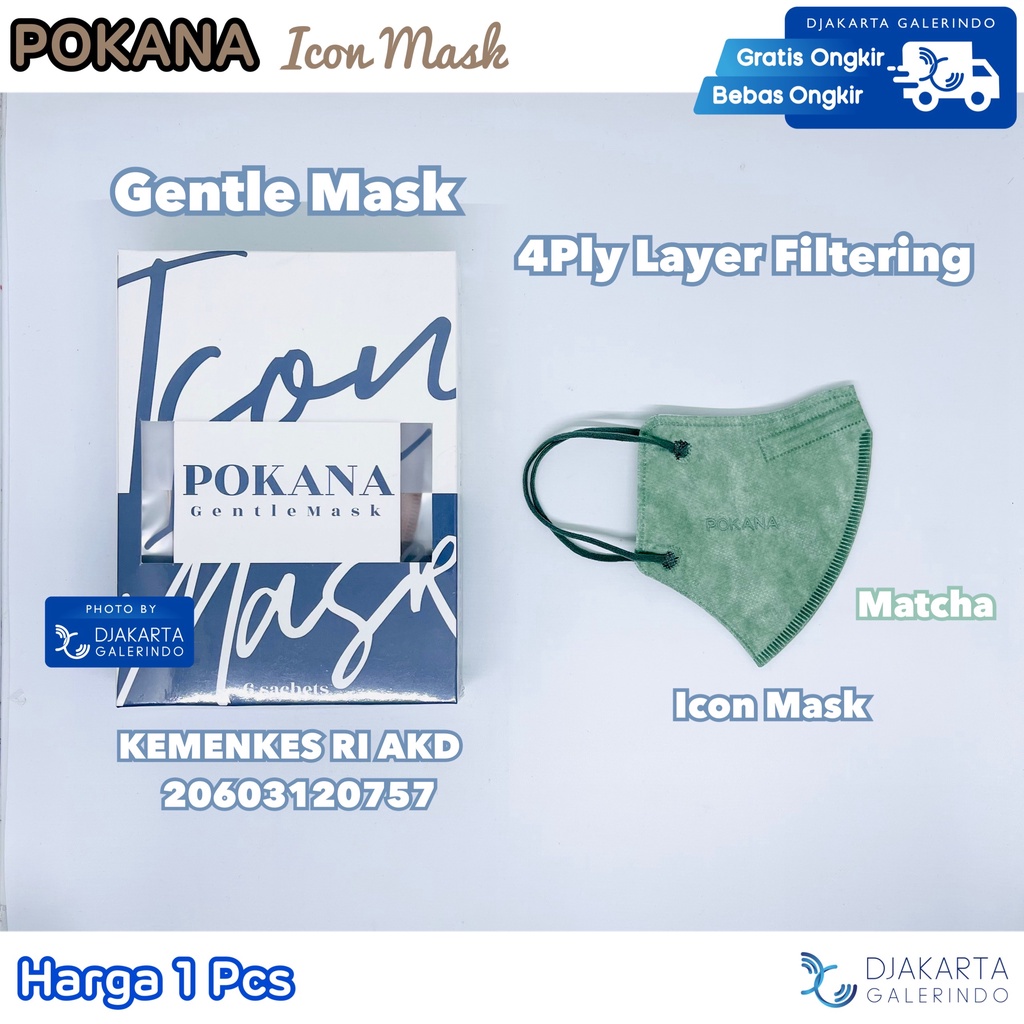 Masker POKANA ICON Gentle Mask 4ply Medical Mask