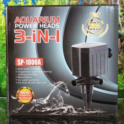 SAKKAI SPA SP-1800APompa Celup Filter aquarium aquascape hidroponik power head submersible pump